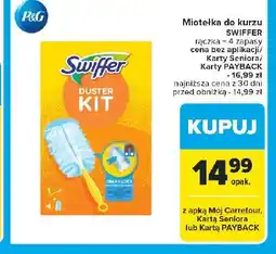 Carrefour Duster kit rączka + 4 miotełki Swiffer oferta