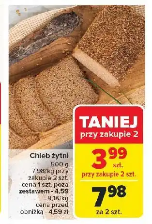 Carrefour Chleb żytni oferta