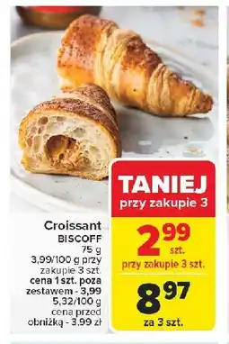 Carrefour Croissant biscoff oferta