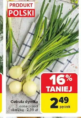 Carrefour Cebula dymka ze szczypiorkiem pęczek oferta