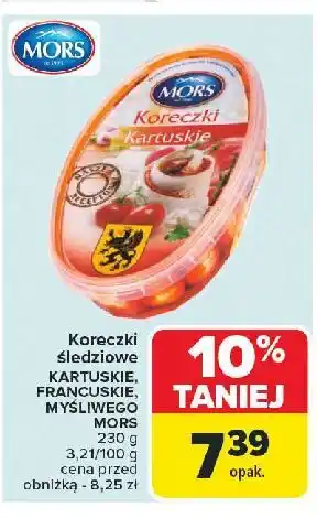 Carrefour Koreczki śledziowe myśliwego Mors Ryby oferta