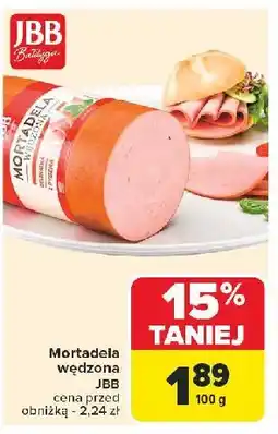 Carrefour Mortadela wędzona Jbb Bałdyga oferta