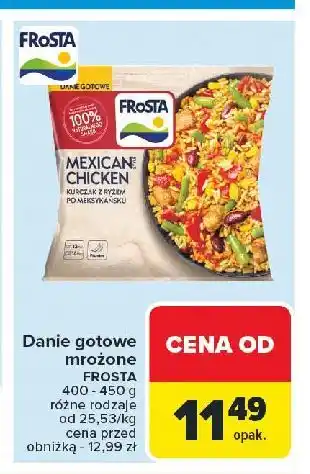 Carrefour Kurczak z ryżem po meksykańsku Frosta oferta