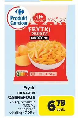 Carrefour Frytki proste Carrefour Classic oferta