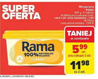 Carrefour Margaryna Rama Classic oferta