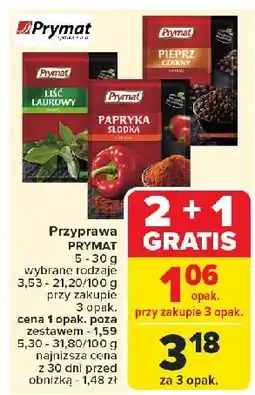 Carrefour Pieprz czarny mielony Prymat oferta