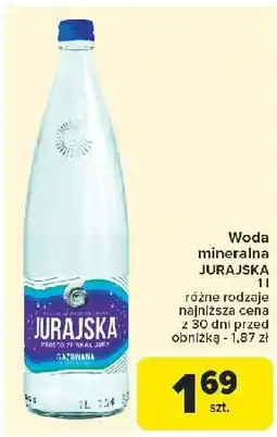 Carrefour Woda gazowana Jurajska oferta