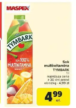 Carrefour Sok multiwitamina Tymbark 1936 oferta