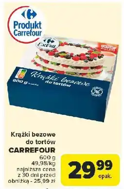 Carrefour Krążki bezowe do tortów Carrefour Extra oferta