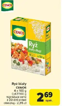 Carrefour Ryż biały długi Cenos oferta