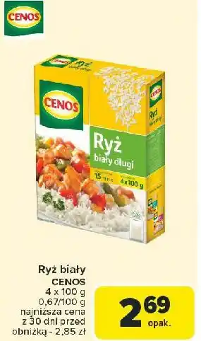 Carrefour Ryż biały długi Cenos oferta