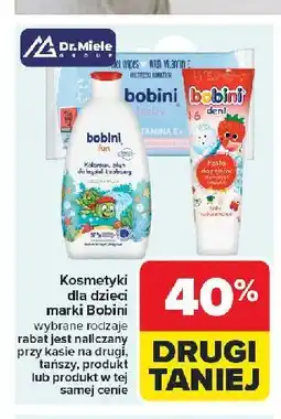 Carrefour Chusteczki wilgotne z witaminą e Bobini Baby oferta