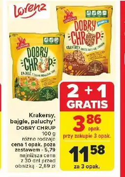 Carrefour Bajgle z ziołami prowansalskimi Lajkonik Dobry Chrup oferta