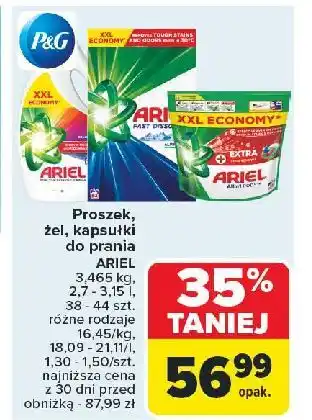 Carrefour Kapsułki do prania original Ariel 3 In 1 oferta