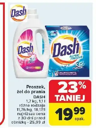 Carrefour Żel do prania kolor Dash oferta