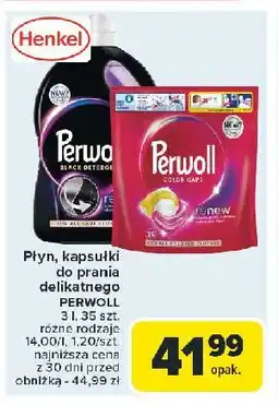 Carrefour Płyn do prania Perwoll Renew Black oferta