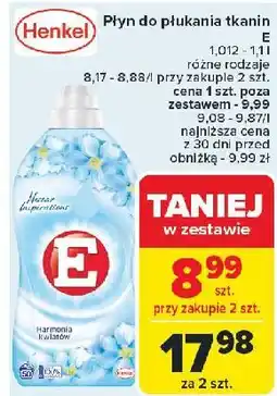 Carrefour Płyn do zmiękczania tkanin harmonia kwiatów E Nectar Inspirations oferta