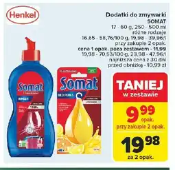 Carrefour Odświeżacz do zmywarek lemon & orange Somat Deo Duo-Perls oferta