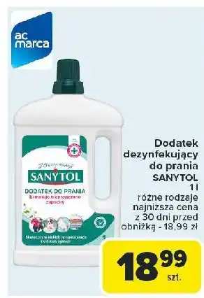 Carrefour Płyn dodatek dezynfekujący do prania Sanytol oferta