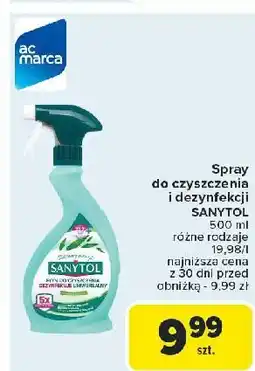 Carrefour Płyn do dezynfekcji uniwersalny eukaliptus Sanytol oferta