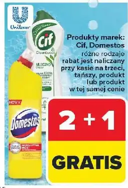 Carrefour Mleczko do czyszczenia z mikrokryształkami original Cif Cream oferta