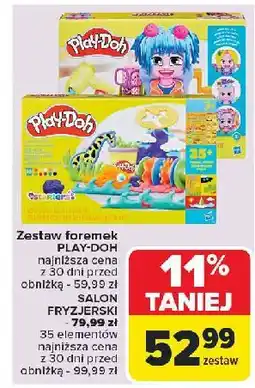 Carrefour Ciastolina salon fryzjerski Play-Doh oferta