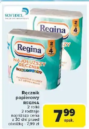 Carrefour Ręcznik papierowy Regina Najdłuższy oferta