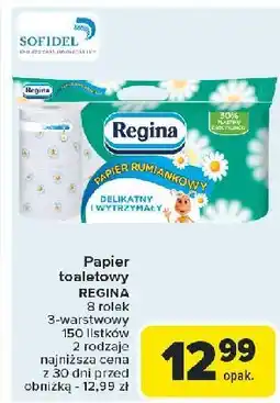 Carrefour Papier toaletowy rumiankowy Regina oferta