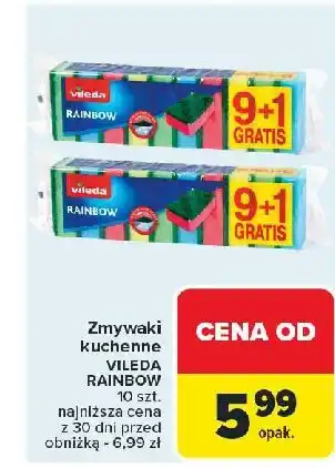 Carrefour Zmywak rainbow Vileda oferta