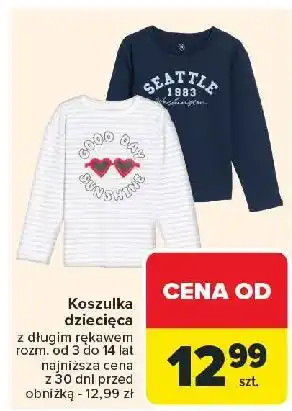 Carrefour Bluzka chłopięca z długim rękawem 3-14 lat oferta