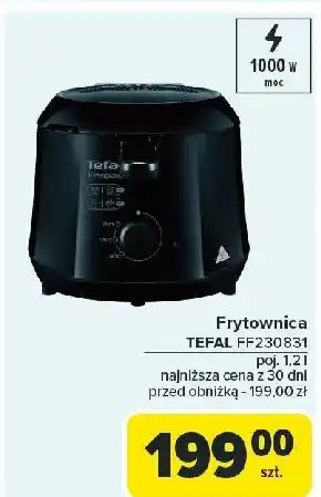 Carrefour Frytkownica ff230831 Tefal oferta