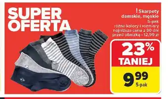 Carrefour Skarpetki męskie oferta