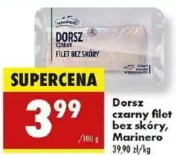 Biedronka Dorsz czarny filet bez skóry, Marinero oferta