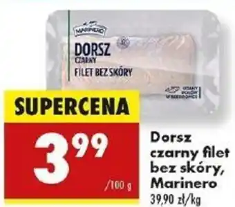 Biedronka Dorsz czarny filet bez skóry, Marinero oferta