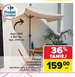 Carrefour Parasol prostokątny oferta