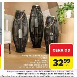 Carrefour Lampion bambusowy vilja oferta