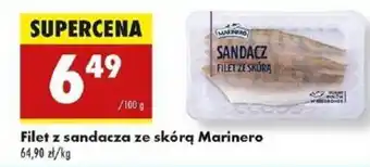 Biedronka Filet z sandacza ze skórą Marinero oferta