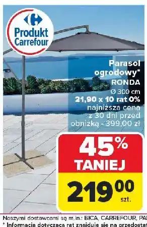 Carrefour Parasol rodna 300 cm Carrefour oferta