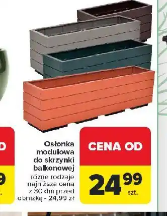 Carrefour Osłonka do skrzyni balkonowej oferta