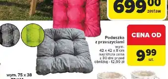 Carrefour Poduszka na krzesło 42 x 8 cm oferta