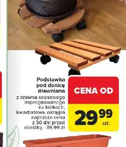 Carrefour Podstawka do doniczki na kółkach oferta