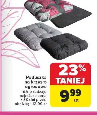 Carrefour Poduszka na krzesło ogrodowe oferta