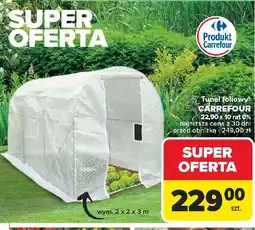 Carrefour Tunel foliowy 2 x 3 m Carrefour oferta