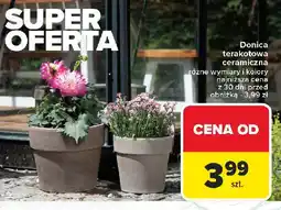 Carrefour Doniczka terakotowa ceramiczna oferta