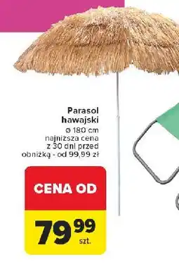 Carrefour Parasol ogrodowy hawajski 180 cm oferta