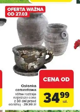 Carrefour Osłonka cementowa oferta