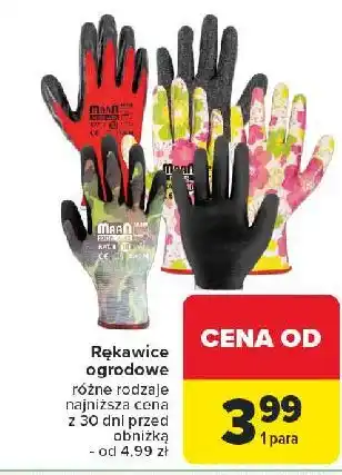 Carrefour Rękawice ogrodowe oferta