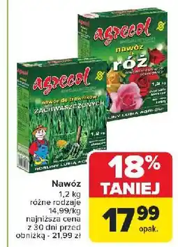 Carrefour Nawóz o trawników zachwaszczonych Agrecol oferta