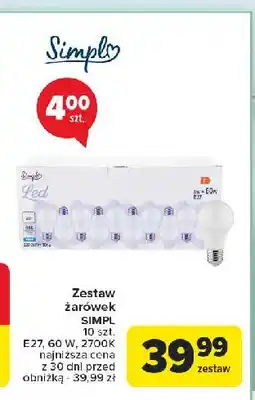 Carrefour Żarówki Simpl oferta