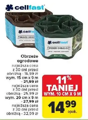 Carrefour Obrzeże ogrodowe 20 cm x 9 m Cellfast oferta